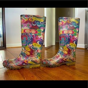 Coach rain boots